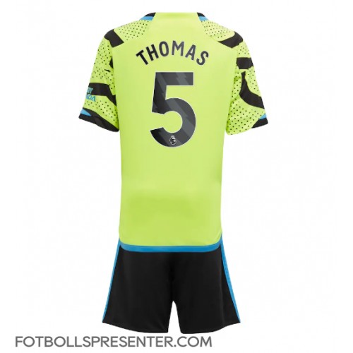 Arsenal Thomas Partey #5 Bortatröja Barn 2023-24 Kortärmad (+ korta byxor)